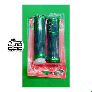 سر دسته فلزی نگین دار سبز خارجی 